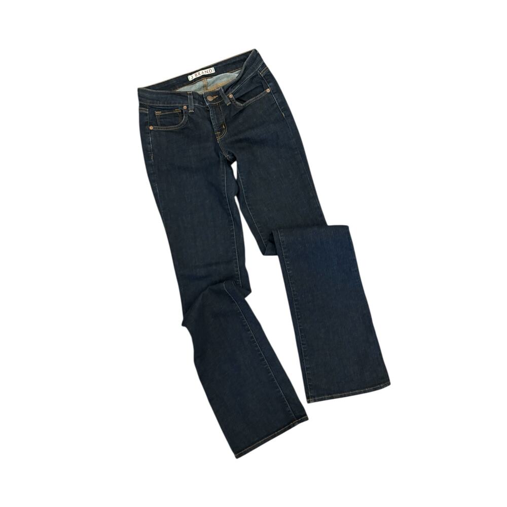 J Brand Dark Wash Curvy Fit Boot Leg Jeans 27 - Picture 2 of 8